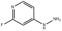 Pyridine, 2-fluoro-4-hydrazino- (9CI) Structure