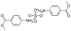 bis[p-(methoxycarbonyl)phenylammonium] sulphate Structure