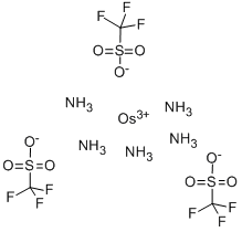 五氨合(三氟甲磺酸根)锇(III)三氟甲磺酸, 83781-30-0, 结构式