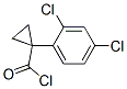 1-(2,4-dichlorophenyl)cyclopropanecarbonyl chloride Structure