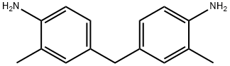 4,4'-ジアミノ-3,3'-ジメチルジフェニルメタン 化学構造式