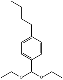 4-正丁基苯甲醛二乙基缩醛 结构式