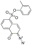 6-ジアゾ-5,6-ジヒドロ-5-オキソ-1-ナフタレンスルホン酸2-メチルフェニル 化学構造式