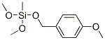 dimethoxy[(4-methoxyphenyl)methoxy]methylsilane Structure