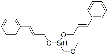 methoxymethylbis[(3-phenylallyl)oxy]silane Structure