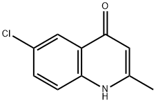 6-CHLORO-4-HYDROXY-2-METHYLQUINOLINE 结构式