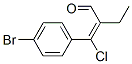 2-[(4-bromophenyl)chloromethylene]butyraldehyde 结构式