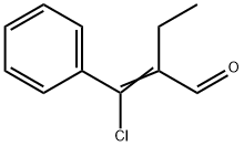 2-(chlorophenylmethylene)butyraldehyde Struktur