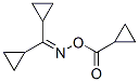 dicyclopropyl-O-(cyclopropylcarbonyl) ketoneoxime Structure