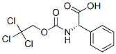 (S)-phenyl[[(2,2,2-trichloroethoxy)carbonyl]amino]acetic acid Structure