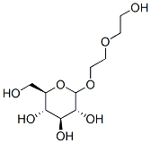 2-(2-ヒドロキシエトキシ)エチルD-グルコピラノシド 化学構造式