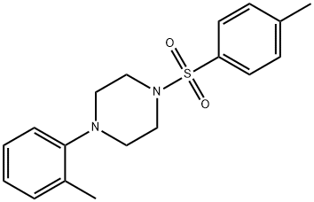 1-(o-tolyl)-4-(p-tolylsulphonyl)piperazine Structure