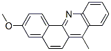 3-メトキシ-7-メチルベンゾ[c]アクリジン 化学構造式