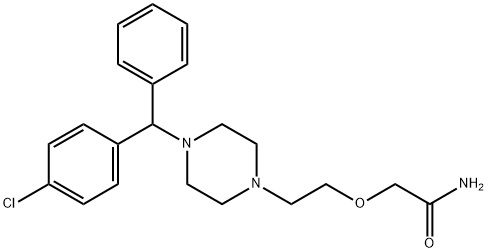 セチリジンアミド 化学構造式