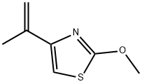 Thiazole,  2-methoxy-4-(1-methylethenyl)- Structure