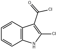1H-Indole-3-carbonyl chloride, 2-chloro- (9CI) Structure
