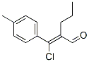 2-[chloro-p-tolylmethylene]valeraldehyde Structure