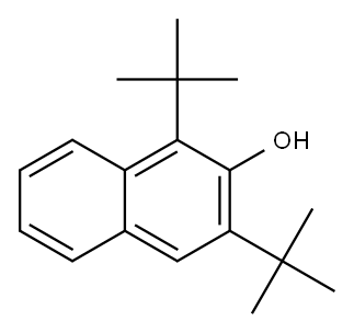 1,3-bis(1,1-dimethylethyl)-2-naphthol Structure