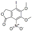 4-iodo-5,6-dimethoxy-7-nitro-3H-isobenzofuran-1-one Structure