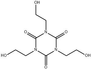 1,3,5-Tris(2-hydroxyethyl)cyanuric acid Struktur