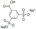 sodium dihydrogen 3,5-disulphonatobenzoate Structure