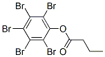 pentabromophenyl butyrate Struktur