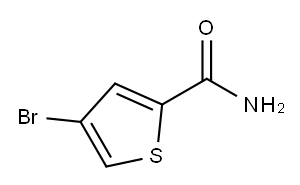 4-BROMOTHIOPHENE-2-CARBOXAMIDE, 83933-17-9, 结构式
