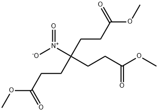 DI-METHYL-4-NITRO-4-[2-(METHOXYCARBONYL)ETHYL]HEPTANEDIOATE Struktur