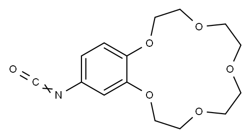 4'-异氰酸苯并-15-冠-5 结构式