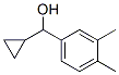 alpha-cyclopropyl-3,4-dimethylbenzyl alcohol Structure