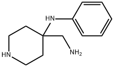 4-(phenylamino)piperidine-4-methylamine Structure