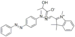 1,3,3-trimethyl-2-[[methyl[4-(phenylazo)phenyl]hydrazono]methyl]-3H-indolium lactate Structure