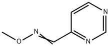 4-Pyrimidinecarboxaldehyde, O-methyloxime (9CI) Structure