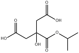 2-ヒドロキシ-1,2,3-プロパントリカルボン酸二水素2-イソプロピル 化学構造式