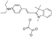 2-[2-[4-(diethylammonio)phenyl]vinyl]-1,3,3-trimethyl-3H-indolium oxalate Structure