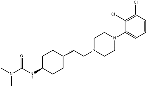 卡利拉嗪, 839712-12-8, 结构式