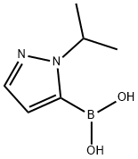 1-Isopropylpyrazole-5-boronic Acid Structure