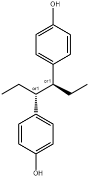 4,4'-(1,2-二乙基亚乙基)二苯酚 结构式