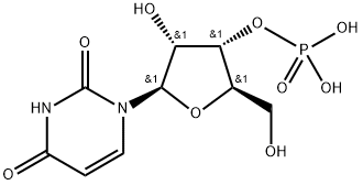 尿苷酸(2'-和3'-位的混合物) 结构式