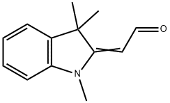 1,3,3-Trimethyl-2-(formylmethylene)indoline Struktur