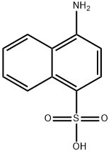 4-アミノ-1-ナフタレンスルホン酸 化学構造式