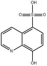 8-ヒドロキシキノリン-5-スルホン酸 化学構造式