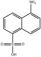 5-アミノ-1-ナフタレンスルホン酸 化学構造式