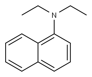 N,N’-二乙基-1-萘胺, 84-95-7, 结构式