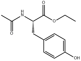 N-乙酰-L-酪氨酸乙酯, 840-97-1, 结构式