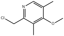 2-(氯甲基)-4-甲氧基-3,5-二甲基吡啶, 84006-10-0, 结构式