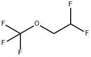 2,2-ジフルオロエチルトリフルオロメチルエーテル 化学構造式