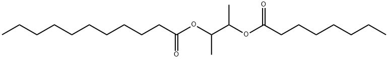 1-Methyl-2-((1-oxooctyl)oxy)propyl undecanoate Structure