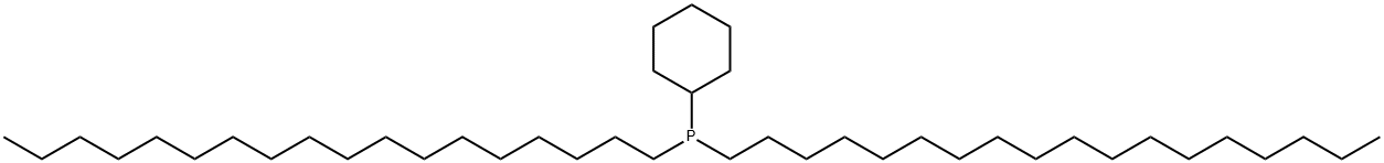 cyclohexyldioctadecylphosphine Structure