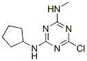 6-chloro-N-cyclopentyl-N'-methyl-1,3,5-triazine-2,4-diamine Structure